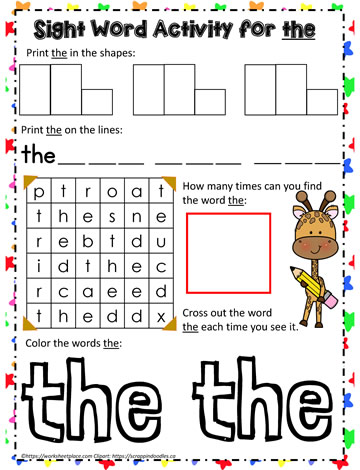 Sight Word the